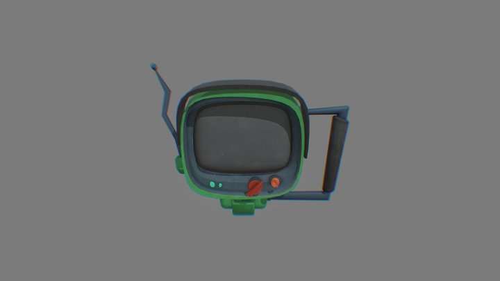 Display TV Hello Neighbor 2 – Kostenloses 3D-Modell STL