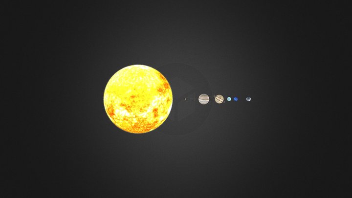 Solar System - Relative scale