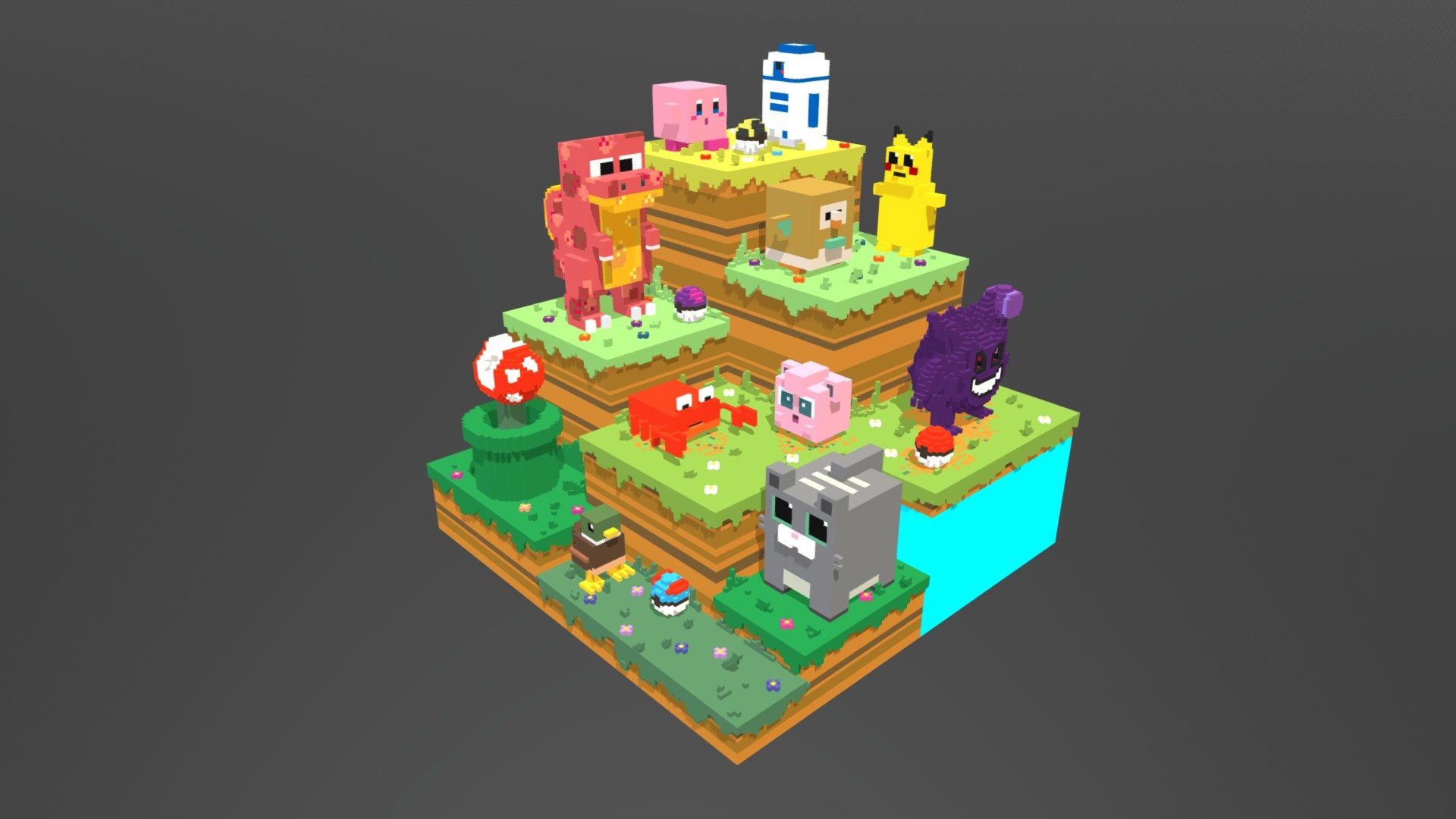 Final Landscape for Virtual Reality Avatars Camp