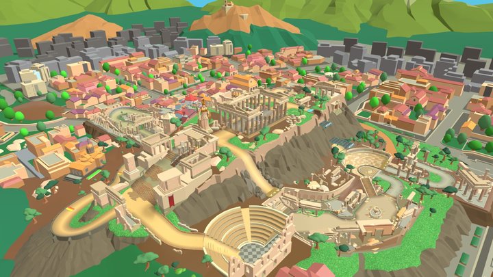 Mario Kart 8 Deluxe - Tour Athens Dash 3D Model
