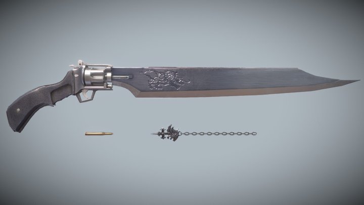 Gunblade 3D models - Sketchfab