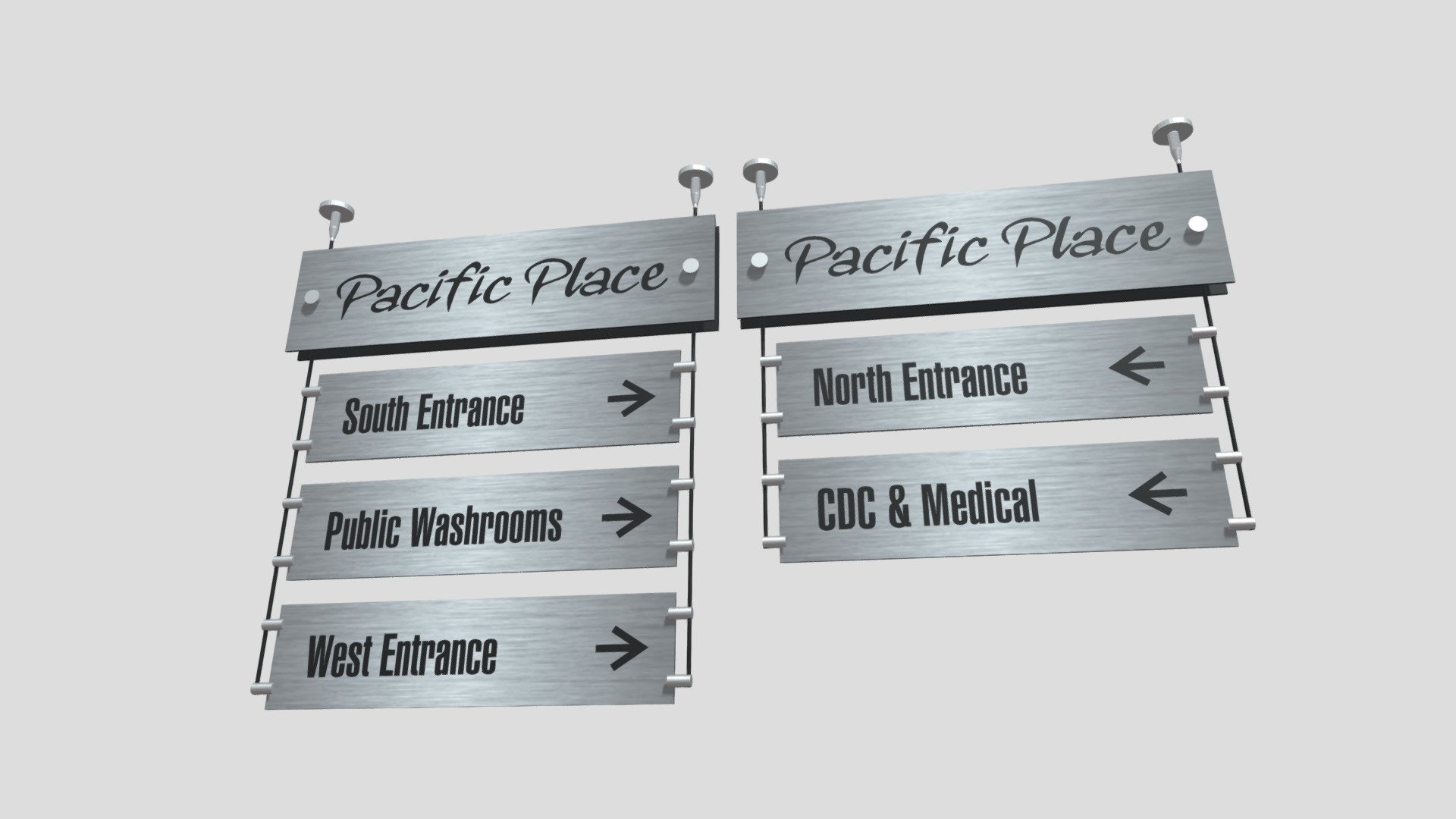 Hanging Signs 3D model by Can West Legacy Inc. (canwest) [4e1f94c