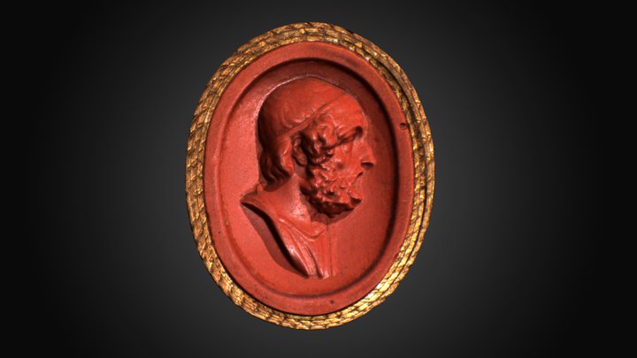 Popiersie Homera  - model 3D