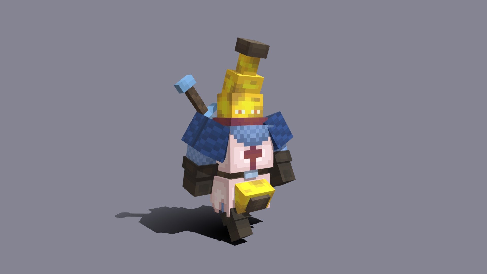 Knight banana - 3D model by SoStrangeBox [4e240cc] - Sketchfab