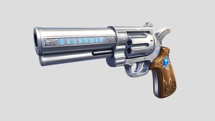 'MagiC.🕯.ReVolVeR'_.[Ẍ.{⚔️}.Ẍ]._'α'.🕯.'/X' – Modello 3D gratuito STL