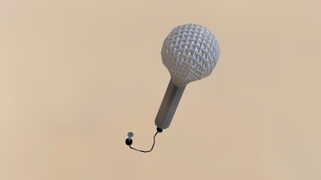 Micrófono 3D Model