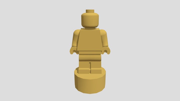 Lego Trophy 3D Model