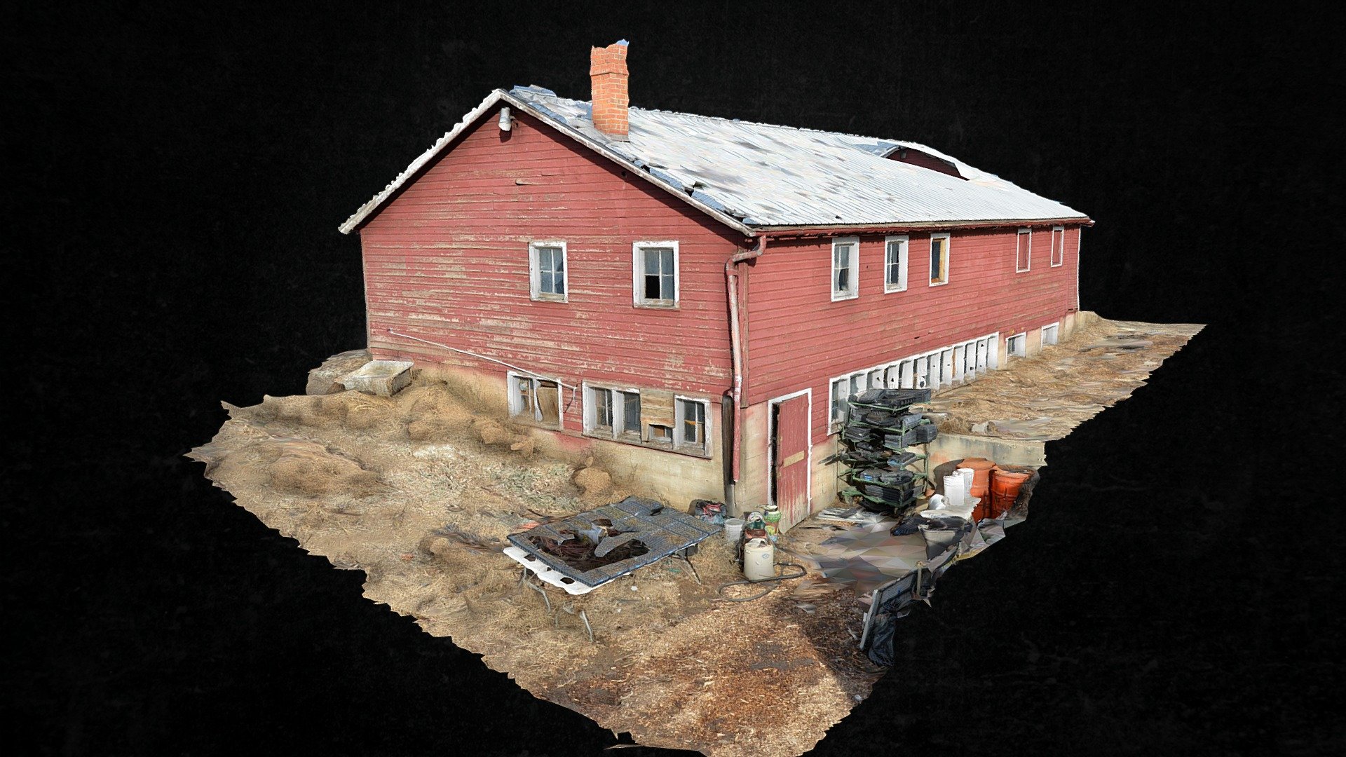 The Peck Barn of the Peck Property Download Free 3D model by Michael