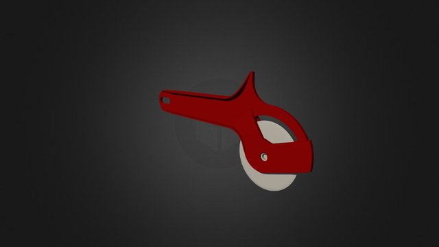 Pizza Cutter 3D Model