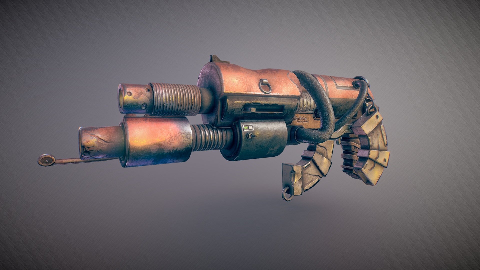 Assault Rifle With Flamethrower - "UberBolter"