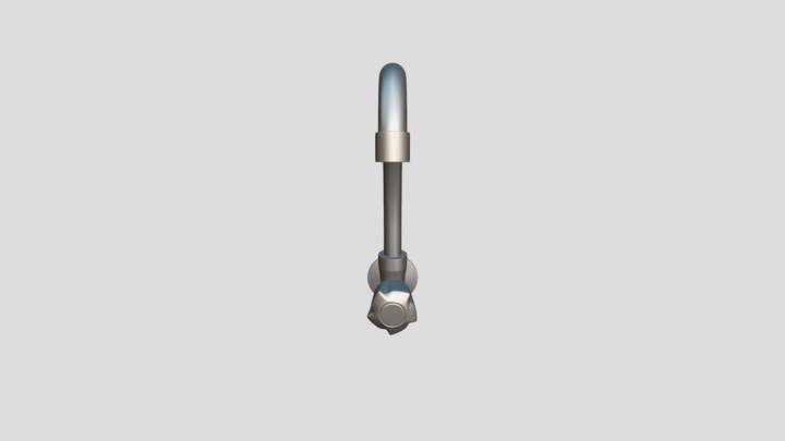 610004611 DALIA Llave de 1-2  para Cocina a la P 3D Model