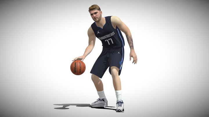 3D Luka Doncic NBA 3D Model