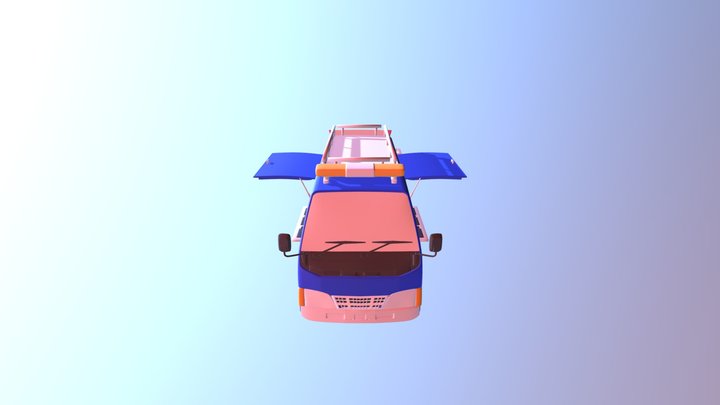 Car Vans 3D Model