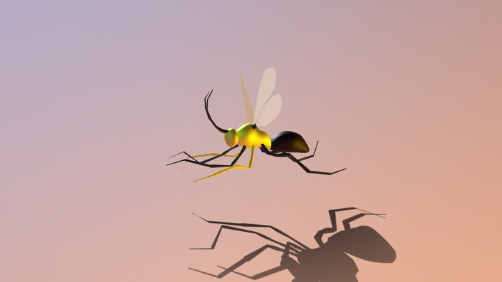 tarantula wasp 2.0 finished version 3D Model