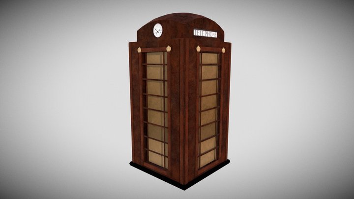 phone booth 3D Model