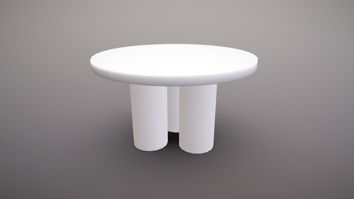 Wooden Massive Round Table