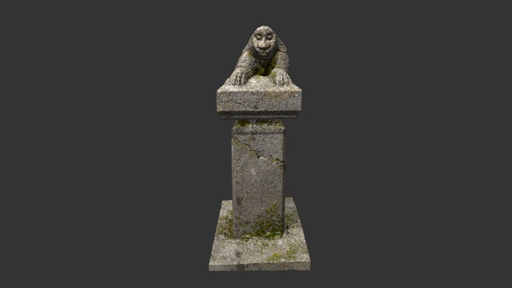 경복궁 자경전 (景福宮 慈慶殿) 해태상 3D Model