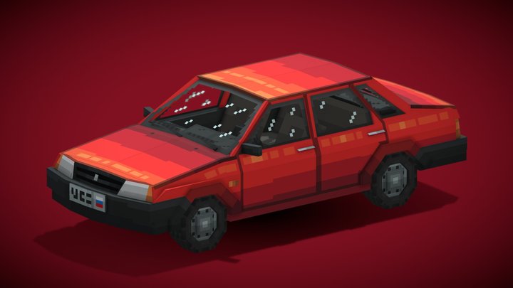 VAZ 21099 3D Model