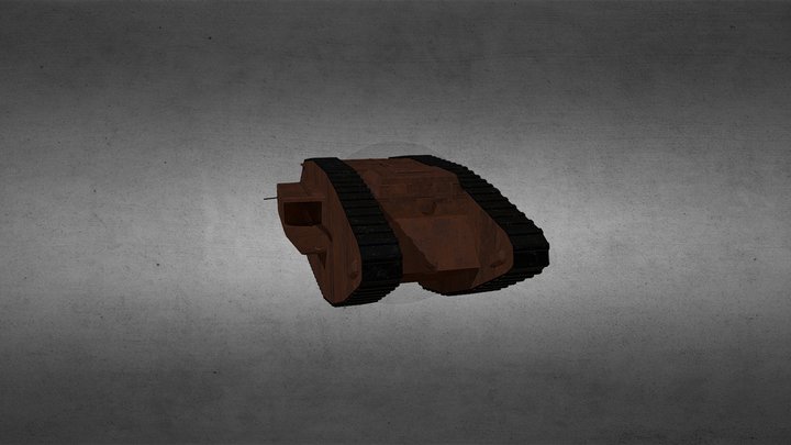 Mark1 Tank 3D Model