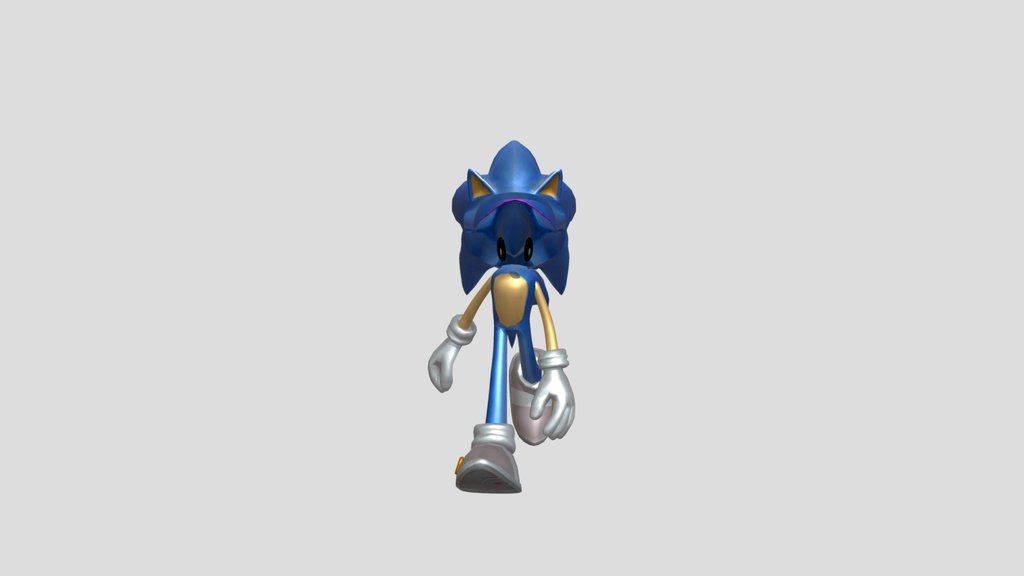 SONIC 06: sonic_walk (NO FACE)