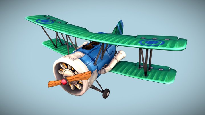 Game Art Flying Circus Assignment 3D Model