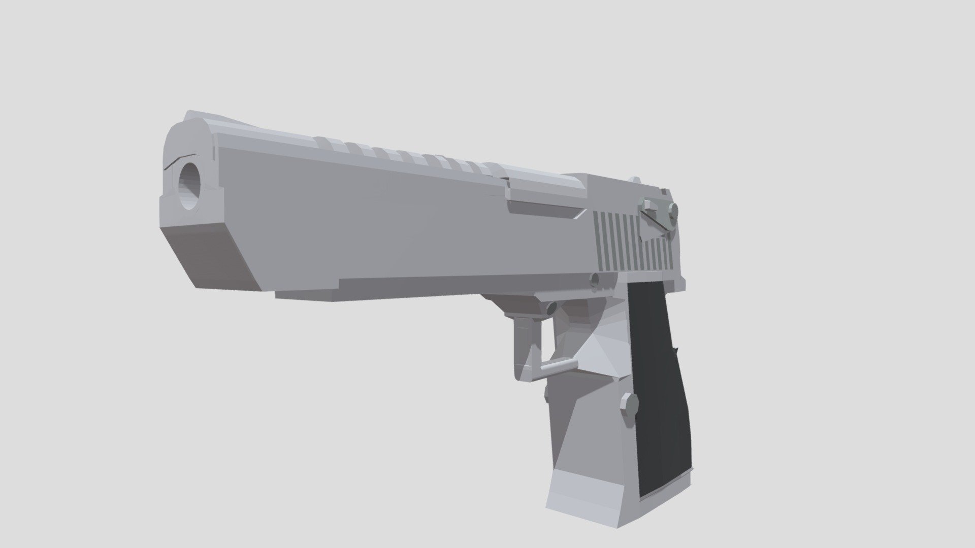 Desert Eagle Low Poly – Pistol Model - 3D model by Nan,Guner ...