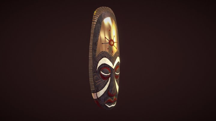 Asset - African Mask 3D Model