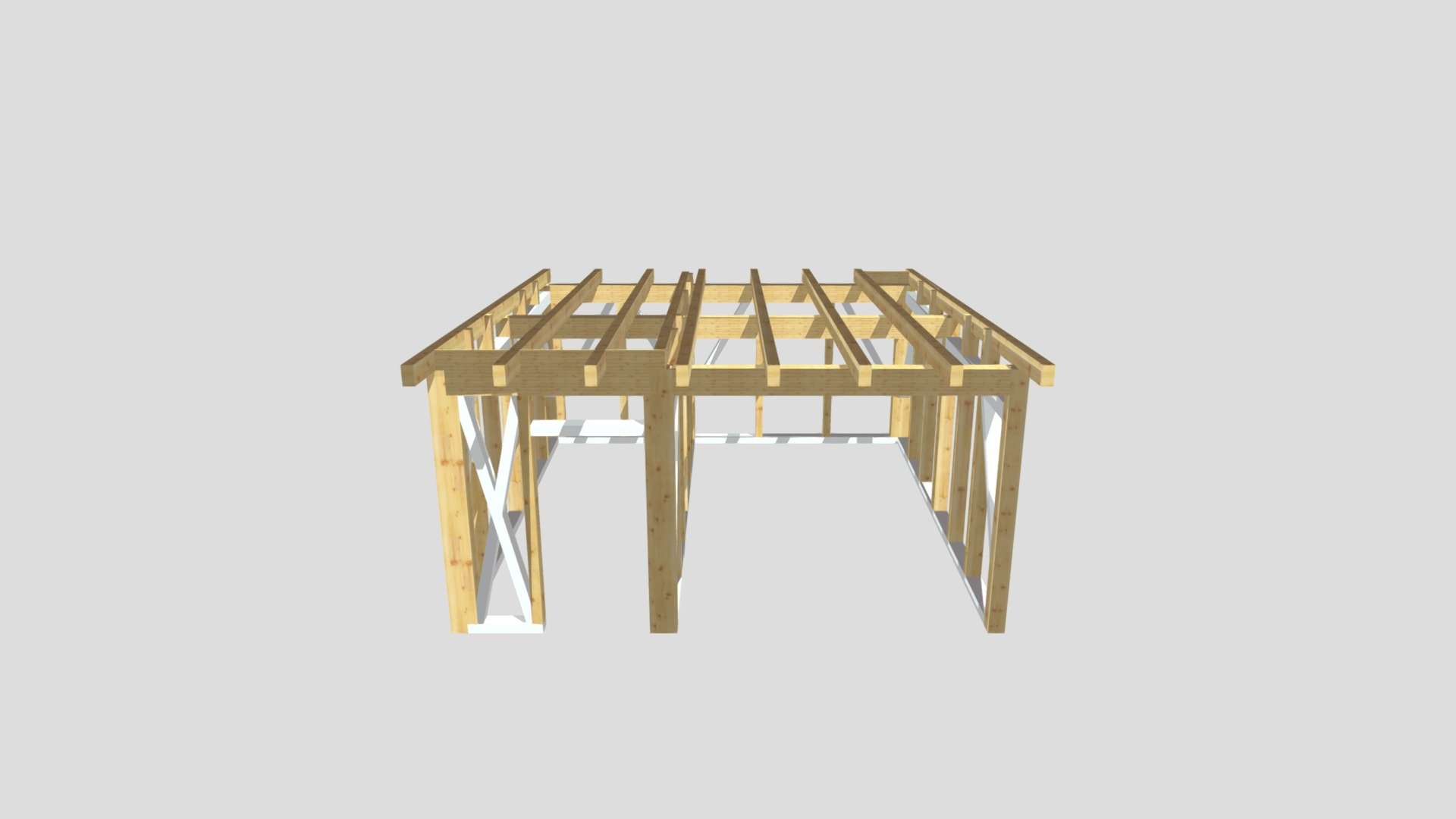 Carport mit Abstellraum