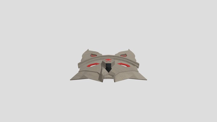 Kitsune Mask - Gamejam 3D Model
