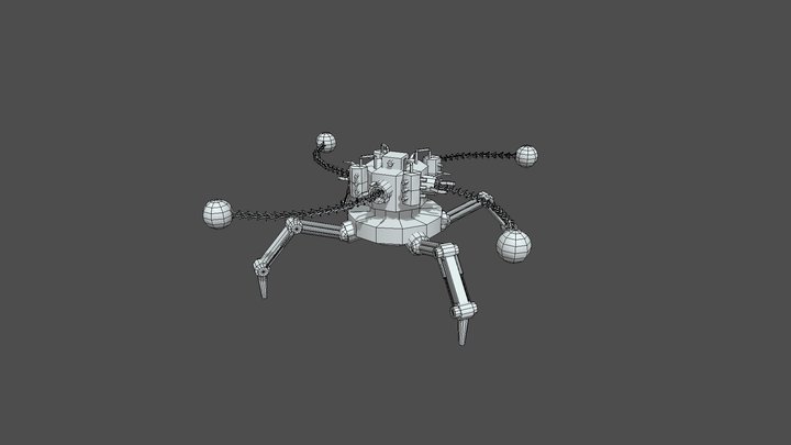 Wrecking Ball Construct - Defeat 3D Model