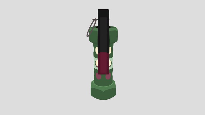 [HW] Detailed draft2 flash grenade 3D Model