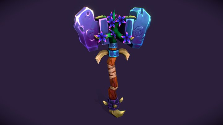 Hammer of the Song Flower - DAE Weaponcraft 3D Model