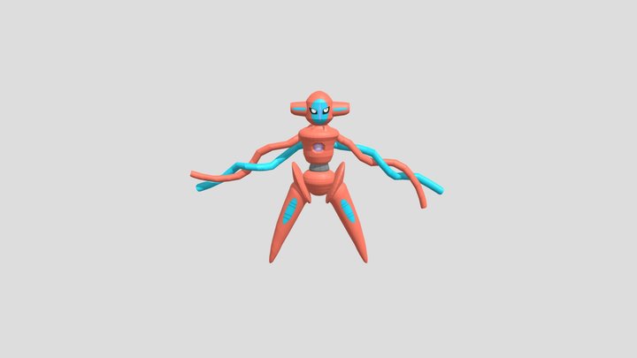 Deoxys 3D Model