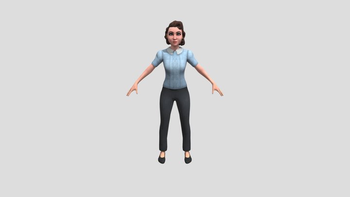Audrey-bendy-and-the-dark-revival 3D Model