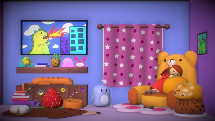 Daily Nap 3D Model