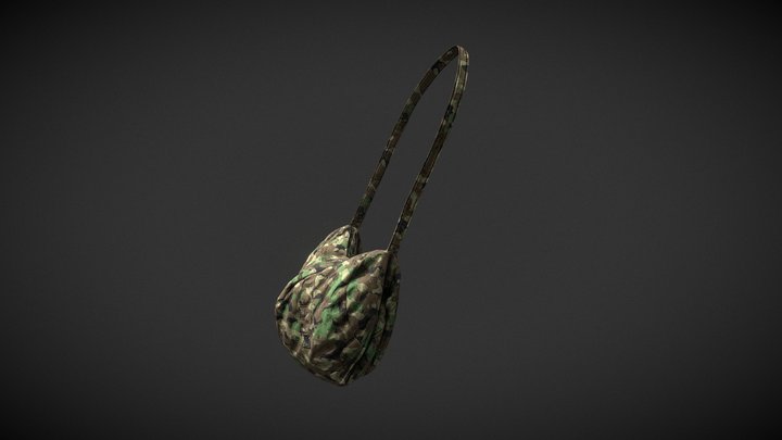 ArmyBag_LowPoly 3D Model