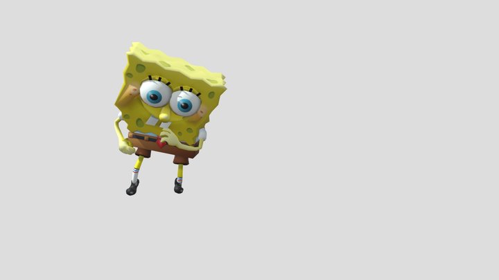 SpongeBob Breakdancing 3D Model