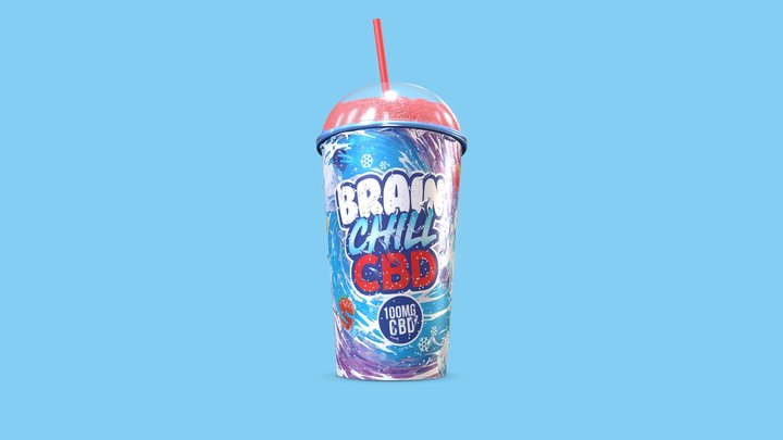 Brain Chill Cup 3D Model
