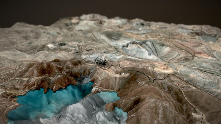 Cerro Verde Mine - Peru 3D Model