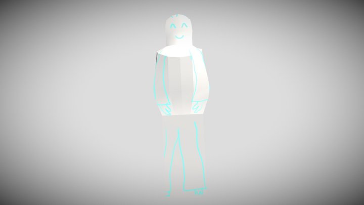 realistic person sleeping 3D Model