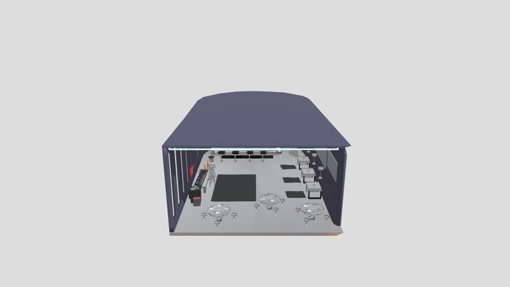 Render Lounge Fusion Bar 3D Model