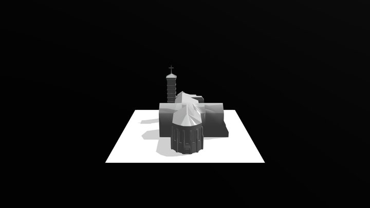 Catedrala Romano-Catolica din Alba Iulia 3D Model