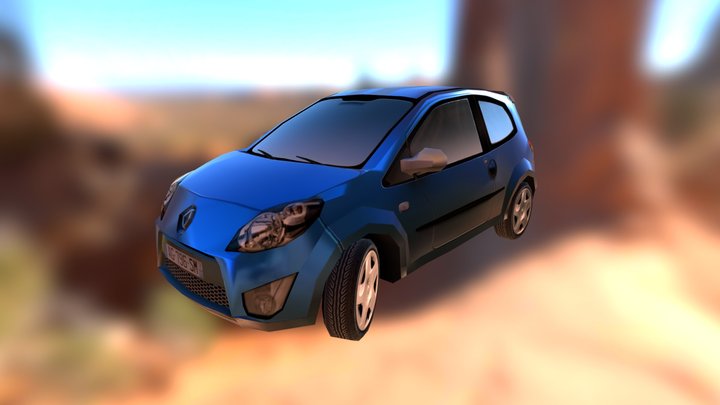 Twingo PBR 3D Model