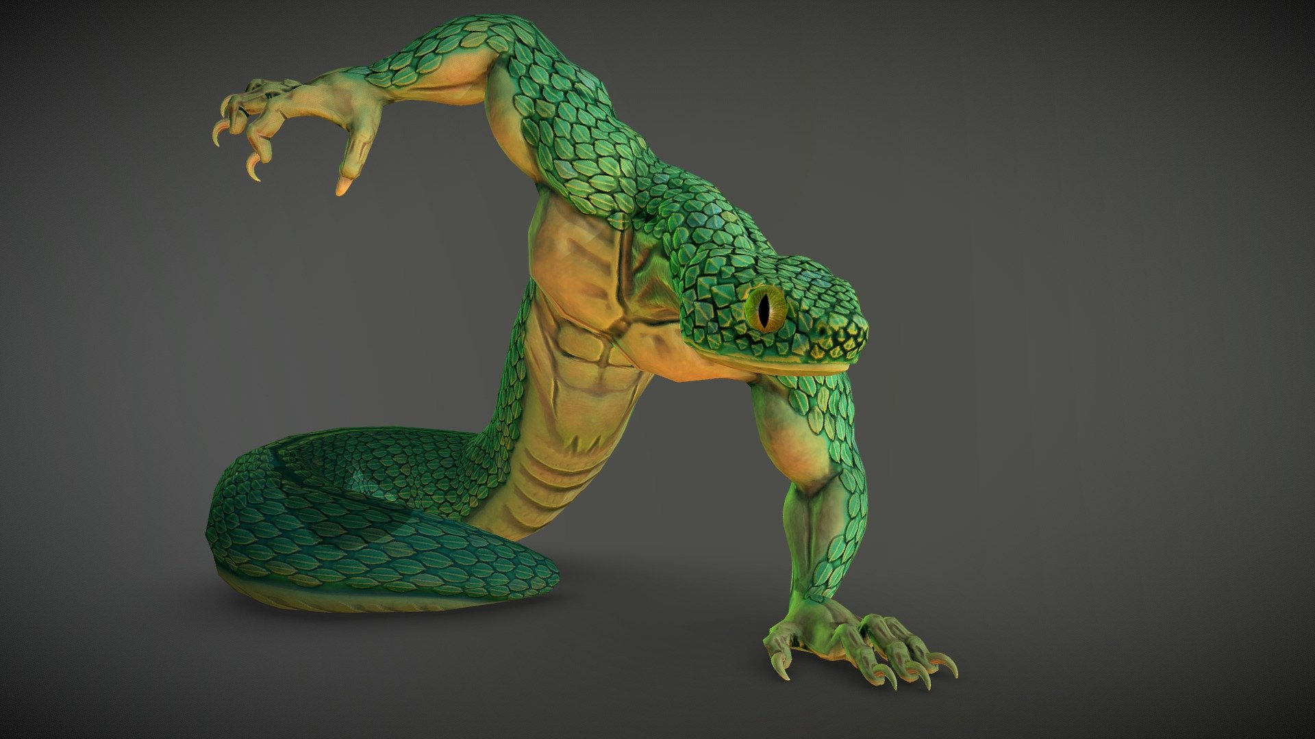 Animals 3D Snake, Characters