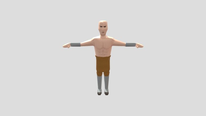 Shaolin Draft Textured 3D Model