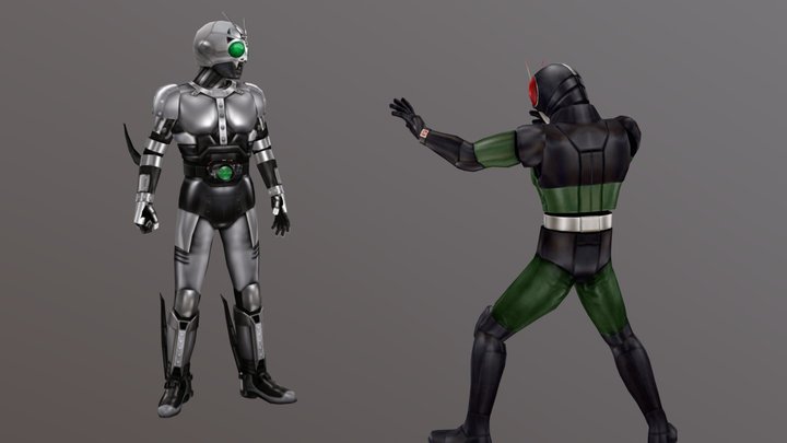 Kamen Rider RX 3D Model
