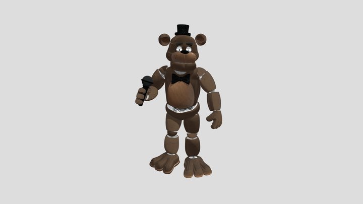 Movie_ Freddy Fazbear 3D Model