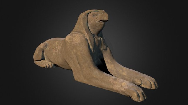 Sphinx Statue 3D Model