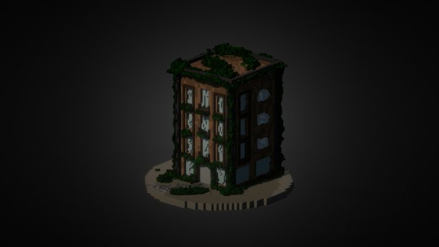 Run Down City Housing 01 3D Model