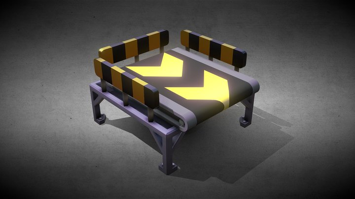 Conveyor Belt 3D Model